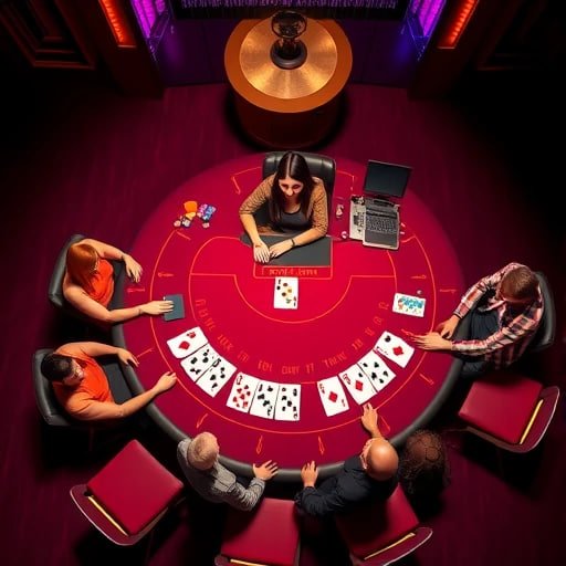 Komunitas esports dewasa dalam suasana neon